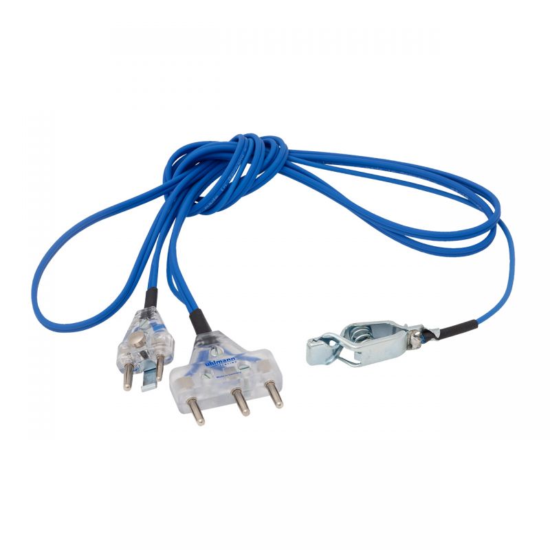 "Uhlmann" Foil / Sabre 2 pins bodywire "Special", with transparent cable plugs, made in Germany